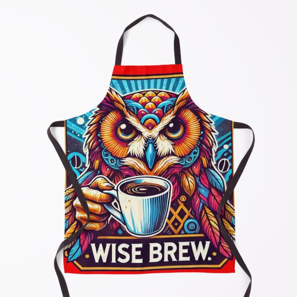 Item preview, Funny Owl Coffee Lover - Guess Hoo Needs More Coffee designed and sold by Szymon Wangler.