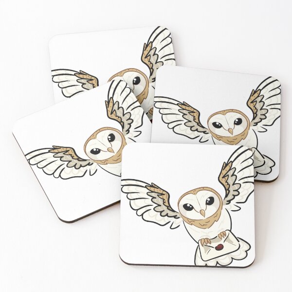 Item preview, cute magical owl chibi messenger kawaii designed and sold by NaiBalin.