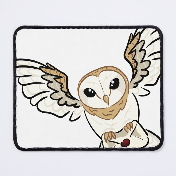 Item preview, cute magical owl chibi messenger kawaii designed and sold by NaiBalin.