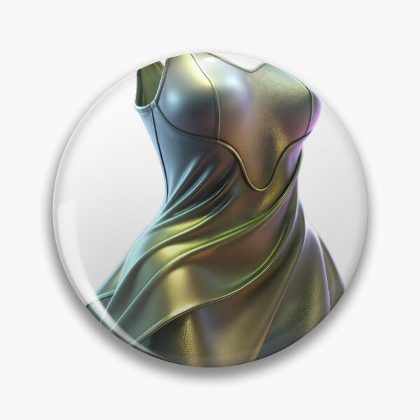 Item preview, Fashion design glossy woman's mini dress withe metallic shine  designed and sold by Creative88Art.