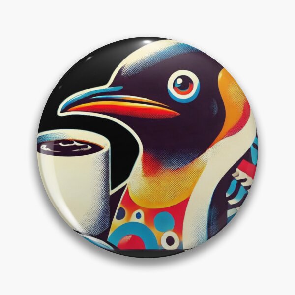 Item preview, Penguin Coffee Break: arte divertido y divertido designed and sold by Szymon Wangler.