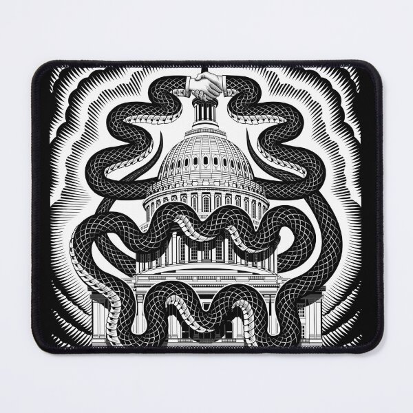 Item preview, "Capitol Snakes" 1 color designed and sold by Matt Curtis.