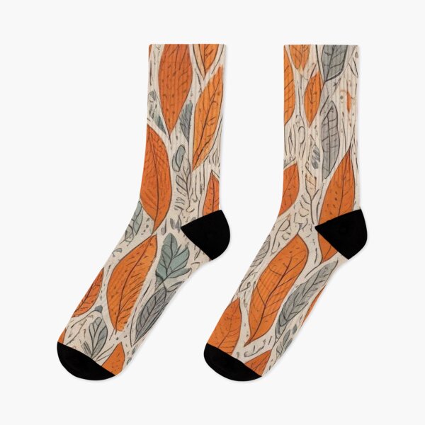 Artikelvorschau, Orangefarbenes Federmuster entworfen und verkauft von GasconyPassion.