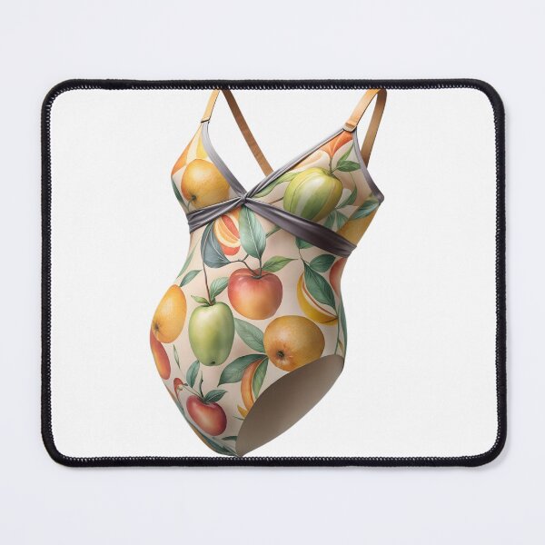 Item preview, Fashion design vibrant woman's bodysuit withe fruits pattern  designed and sold by Creative88Art.