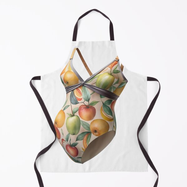 Item preview, Fashion design vibrant woman's bodysuit withe fruits pattern designed and sold by Creative88Art.