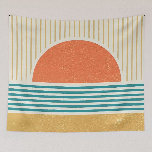 Item preview, Sunrise Beach Stripes designed and sold by moonlightprint.