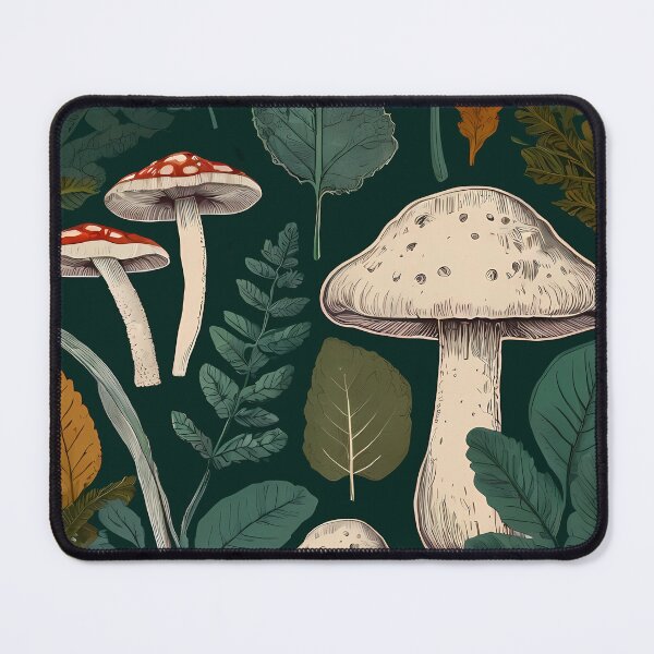 Item preview, CottageCore Mushrooms Woodland Fantasy designed and sold by aylastyle.