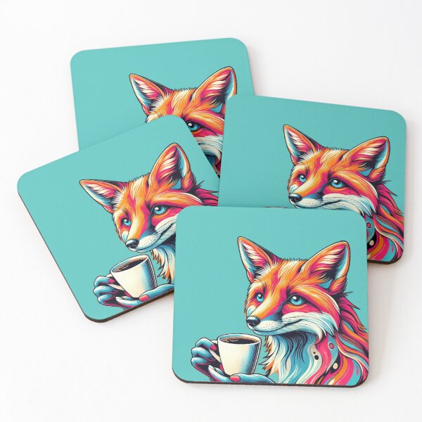Item preview, Fox Coffee Lover - Sly and Fun Art designed and sold by Szymon Wangler.
