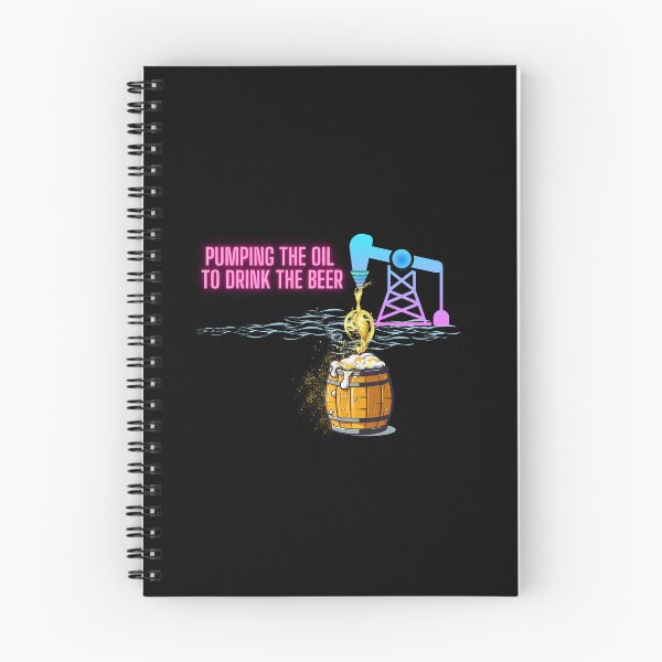 Item preview, Pumping The Oil To Drink The Beer designed and sold by MarieSusan.