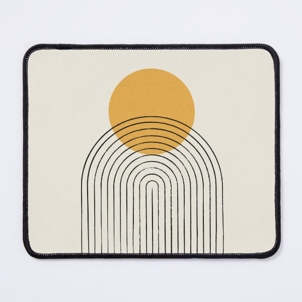 Item preview, Sun mountain abstract - Mid century modern designed and sold by moonlightprint.