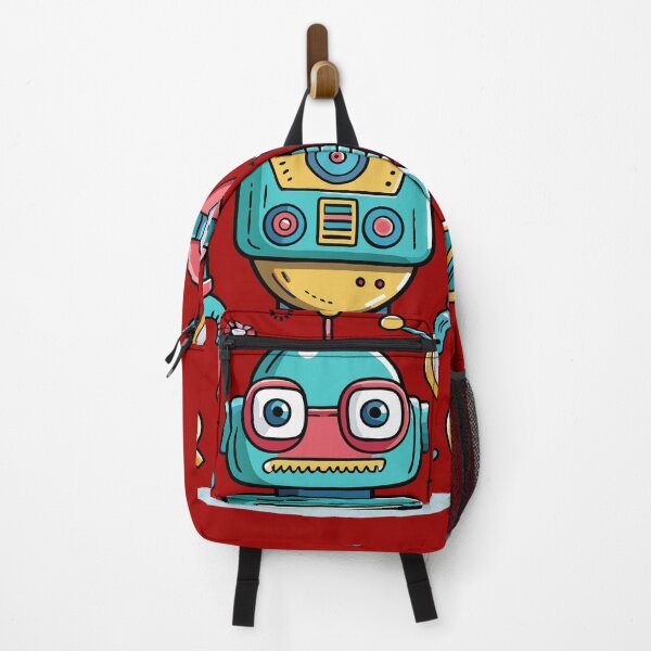 Item preview, Robot charactor colourful graphic design designed and sold by Tiny Cozy Art.