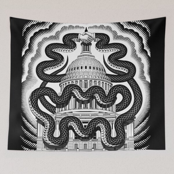 Item preview, "Capitol Snakes" 1 color  designed and sold by Matt Curtis.