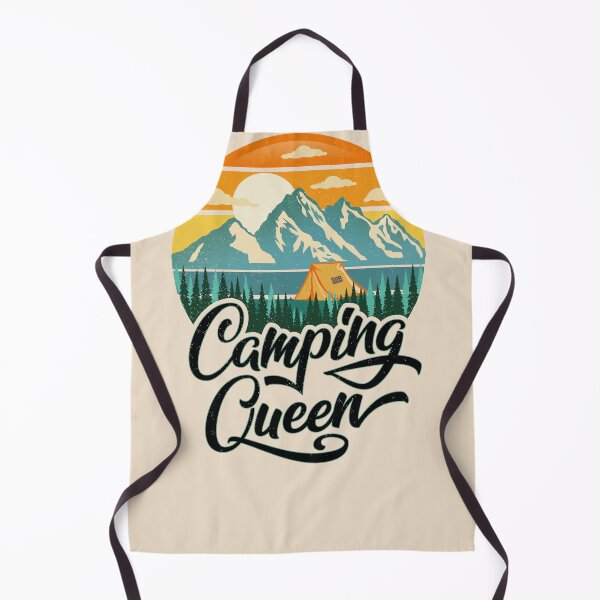 Item preview, Camping Queen Mountains Adventure Outdoor Nature Hiking Traveling designed and sold by Sandra Brezina.