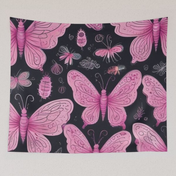 Item preview, Pink insect wings designed and sold by GasconyPassion.