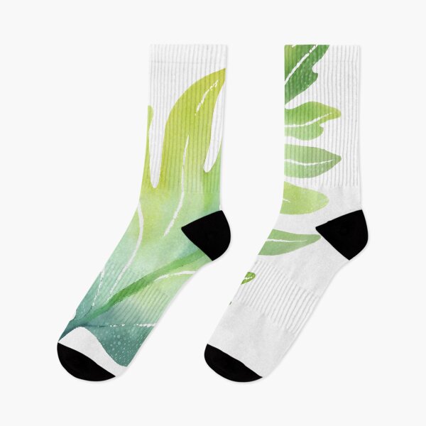 Item preview, Green leaf watercolor pattern designed and sold by AKRE R.
