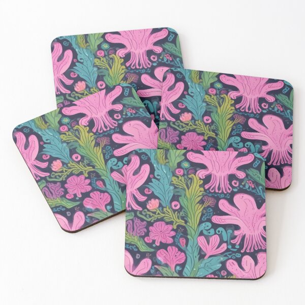 Item preview, Pink seaweed designed and sold by GasconyPassion.