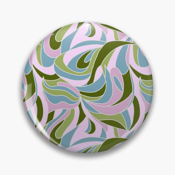 Item preview, Abstract Swirl - Green/Pink-24A-027 designed and sold by Cori Lang.