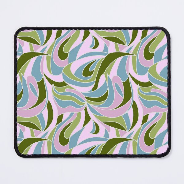 Item preview, Abstract Swirl - Green/Pink-24A-027 designed and sold by Cori Lang.