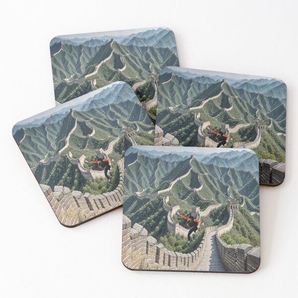 Item preview, Skate Wall Of China designed and sold by Surreallytee.