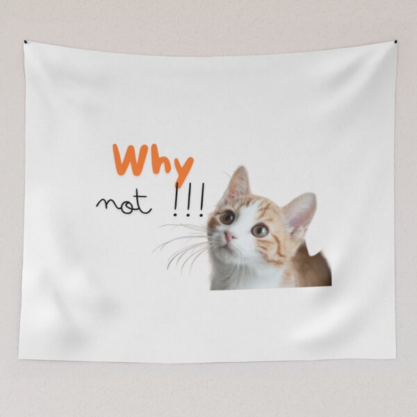 Item preview, Cat Why not  designed and sold by Savitrends.