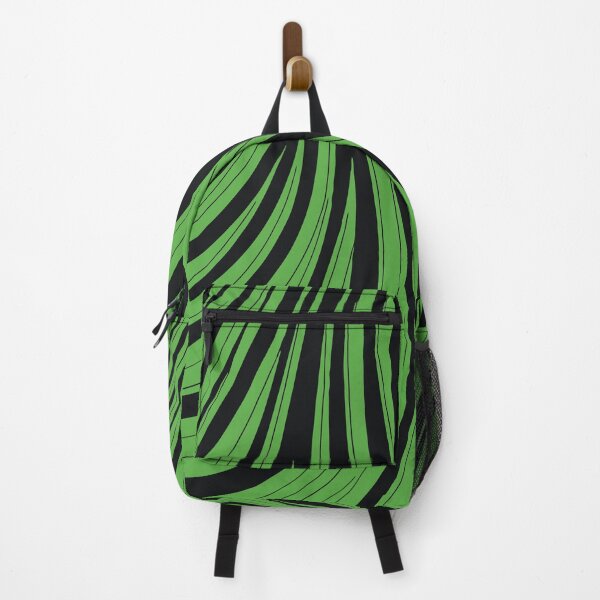Item preview, A striped pattern Design inspired by tigers but in neon green and black. designed and sold by HEMRO.