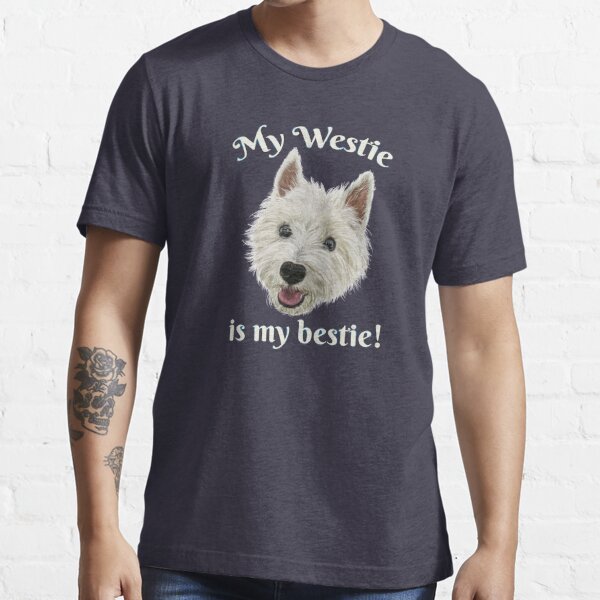 westie dad t shirt