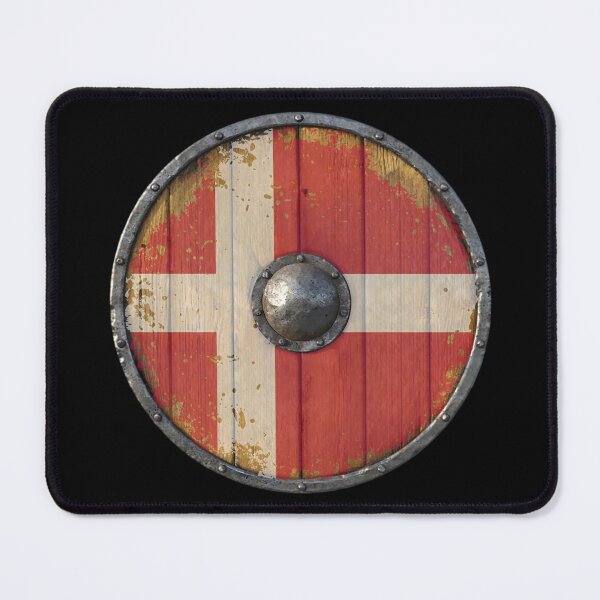 Item preview, Viking Battle-Scarred Danish Shield of Valor designed and sold by HolidayT-Shirts.