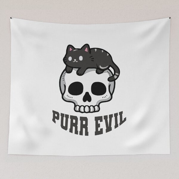 Item preview, Purr Evil Black Cat designed and sold by Kannan-Ravi.