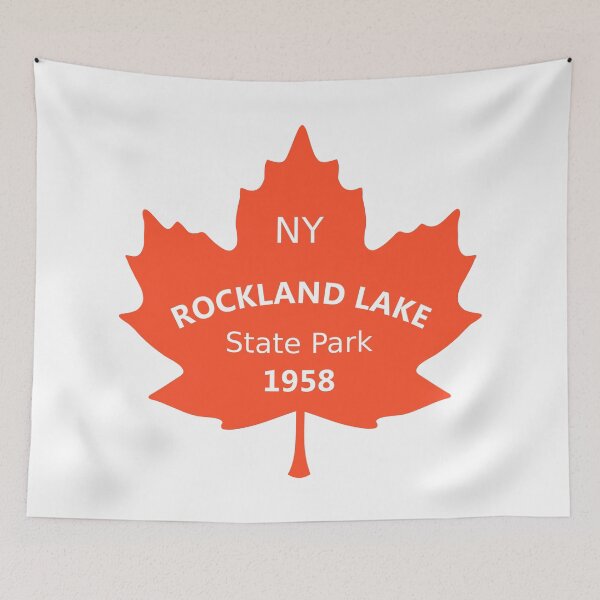 Item preview, Rockland Lake State Park New York Maple Leaf designed and sold by bivenart.