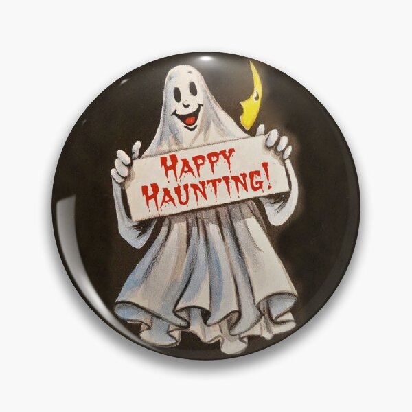 Item preview, Happy Haunting! Halloween Ghost Gift designed and sold by SSustainable.