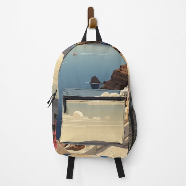 Item preview, 040 Vintage Santorini, Greece Poster Design designed and sold by Alexis Art Collection.