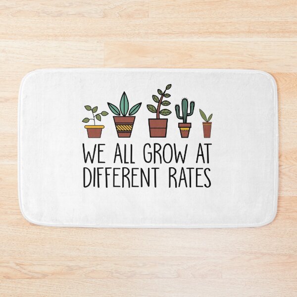 Item preview, We All Grow At Different Rates Plant Lover, Special Education Teacher, ABA Therapist, Speech Therapy, BCBA, Mental Health, RBT, AAC designed and sold by behindthefacts.