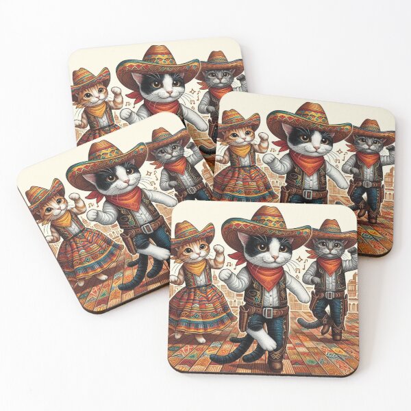 Item preview, Cowboy Cats 2 designed and sold by Sybille-Yates.