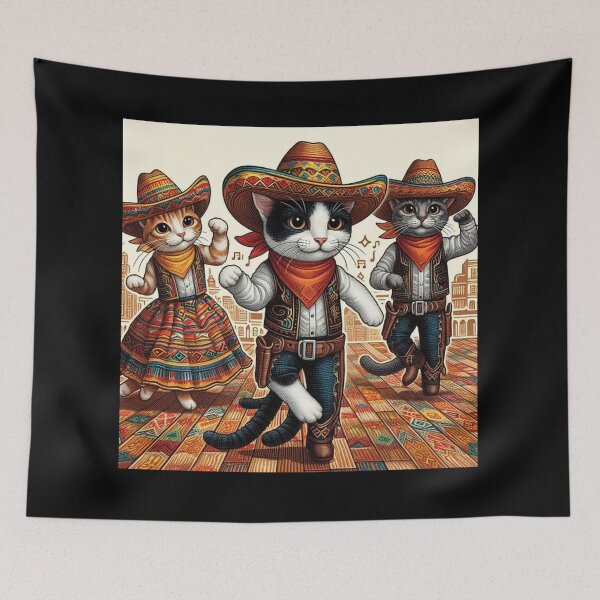 Item preview, Cowboy Cats 2 designed and sold by Sybille-Yates.