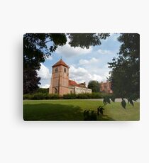 Church Landscape 1 Metal Print