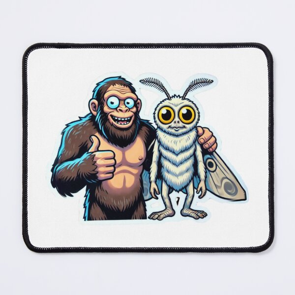 Item preview, Bigfoot and Mothman Best Friends designed and sold by BrinaandPops.