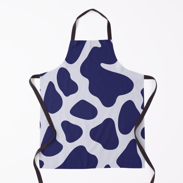 Item preview, Abstract cowhide pattern Design with deep navy blue and white patches.  designed and sold by HEMRO.