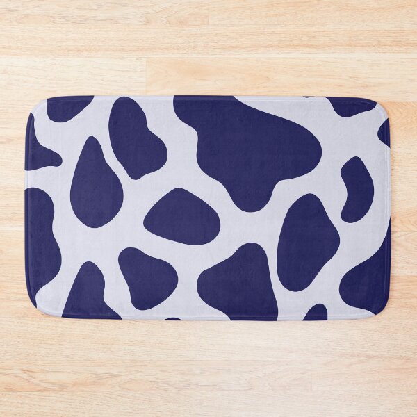 Item preview, Abstract cowhide pattern Design with deep navy blue and white patches.  designed and sold by HEMRO.