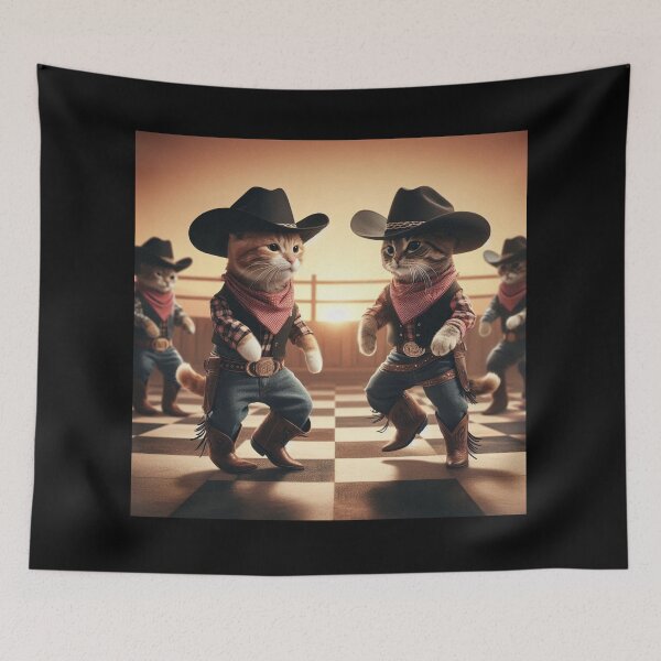 Item preview, Cowboy Cats 3 designed and sold by Sybille-Yates.