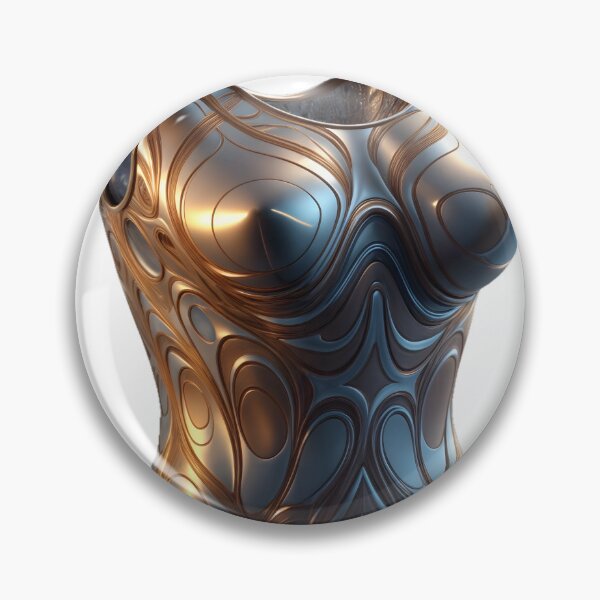 Item preview, Fashion design glossy woman's top withe abstract pattern  designed and sold by Creative88Art.