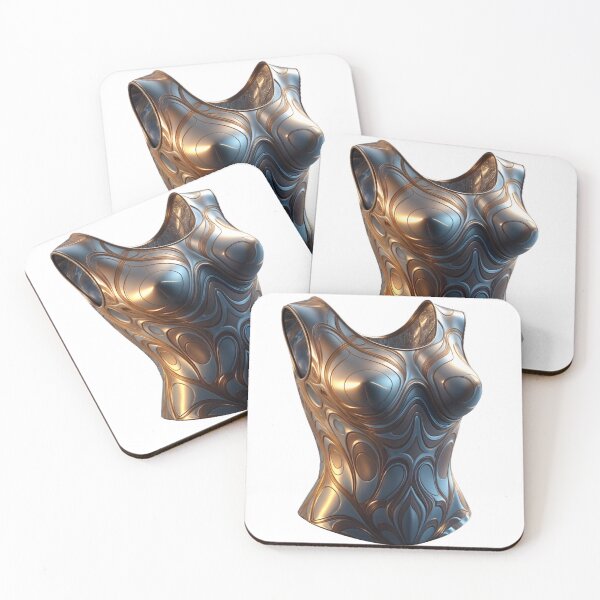 Item preview, Fashion design glossy woman's top withe abstract pattern  designed and sold by Creative88Art.