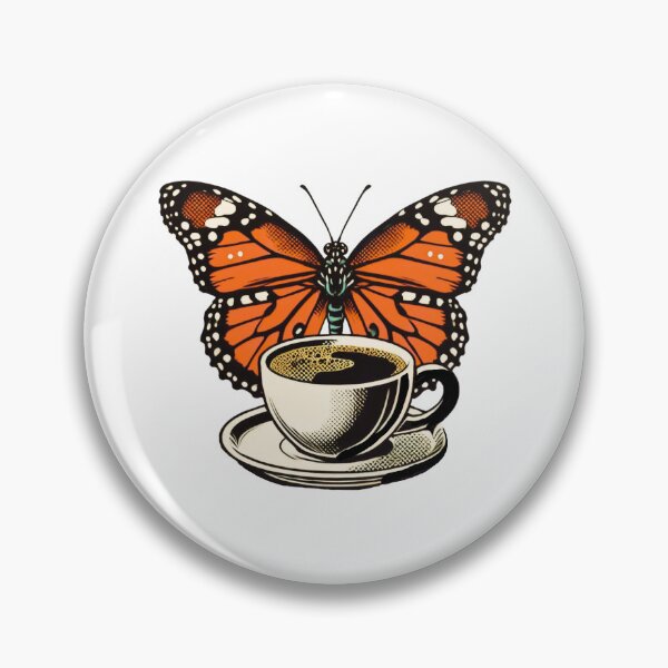 Item preview, Colorful Butterfly Coffee - ANIMAL CAFE designed and sold by Szymon Wangler.