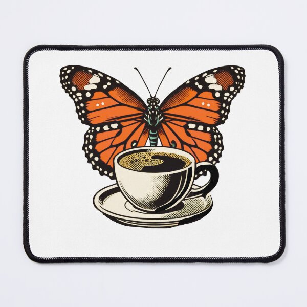 Item preview, Colorful Butterfly Coffee - ANIMAL CAFE designed and sold by Szymon Wangler.