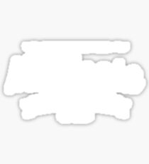 Minimal Westworld Mariposa Saloon Logo Sticker