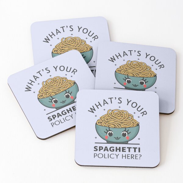 Item preview, What's Your Spaghetti Policy? designed and sold by Pixel-Lair.
