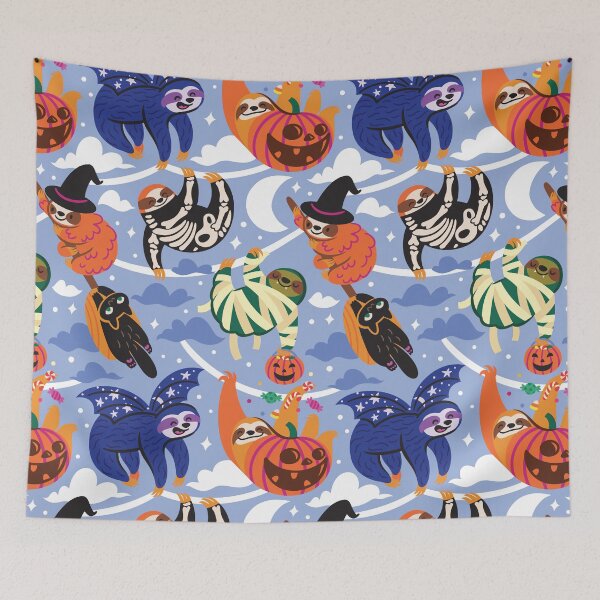 Item preview, Halloween Sloths designed and sold by PenguinHouse.