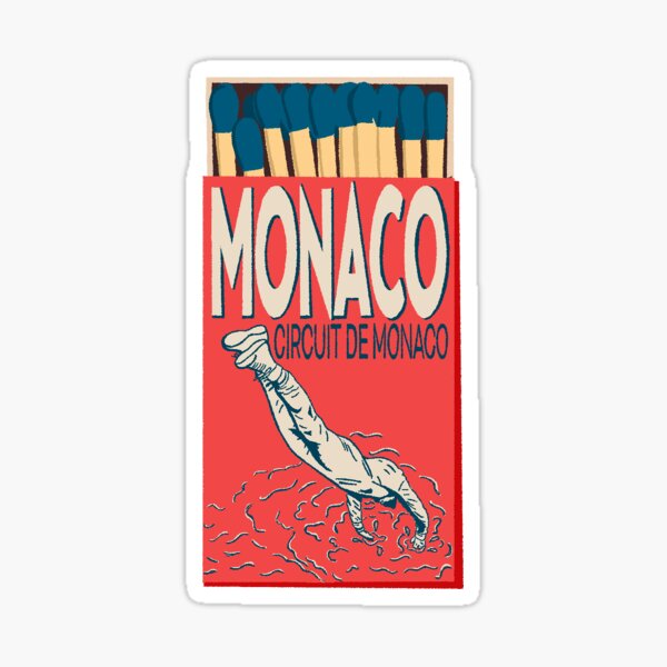 Artikel-Vorschau von Monaco GP Streichholzschachtel, designt und verkauft von issylang.