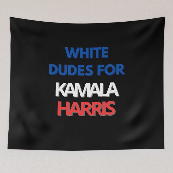 Item preview, White Dudes For Kamala Harris designed and sold by FunnyThings1.