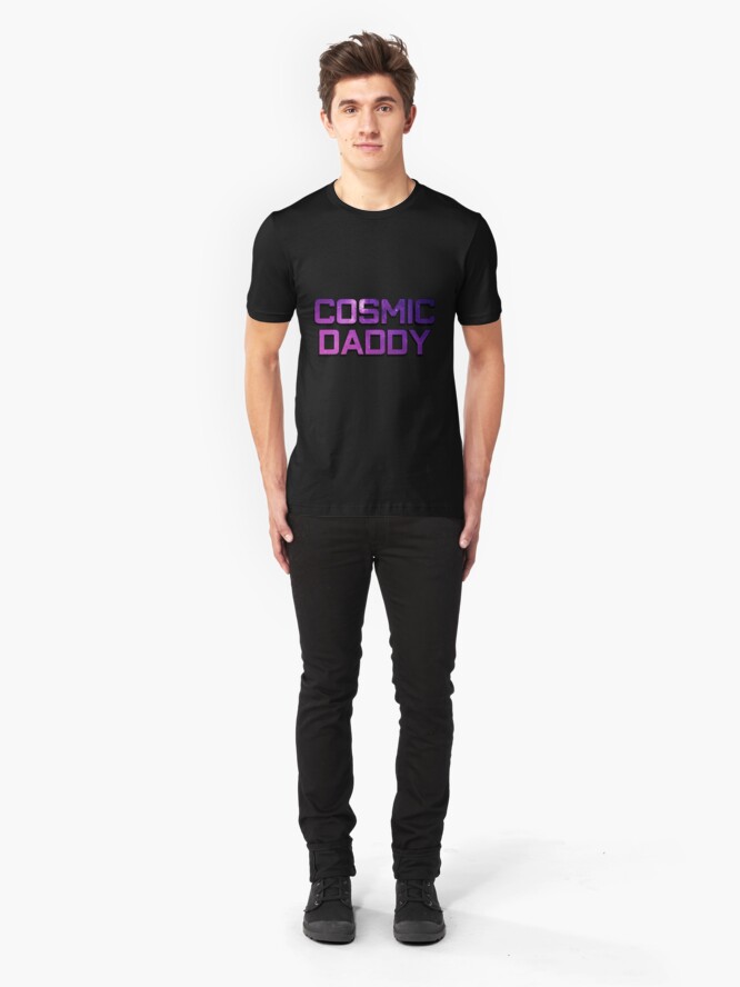 Alternate view of Cosmic Daddy Slim Fit T-Shirt