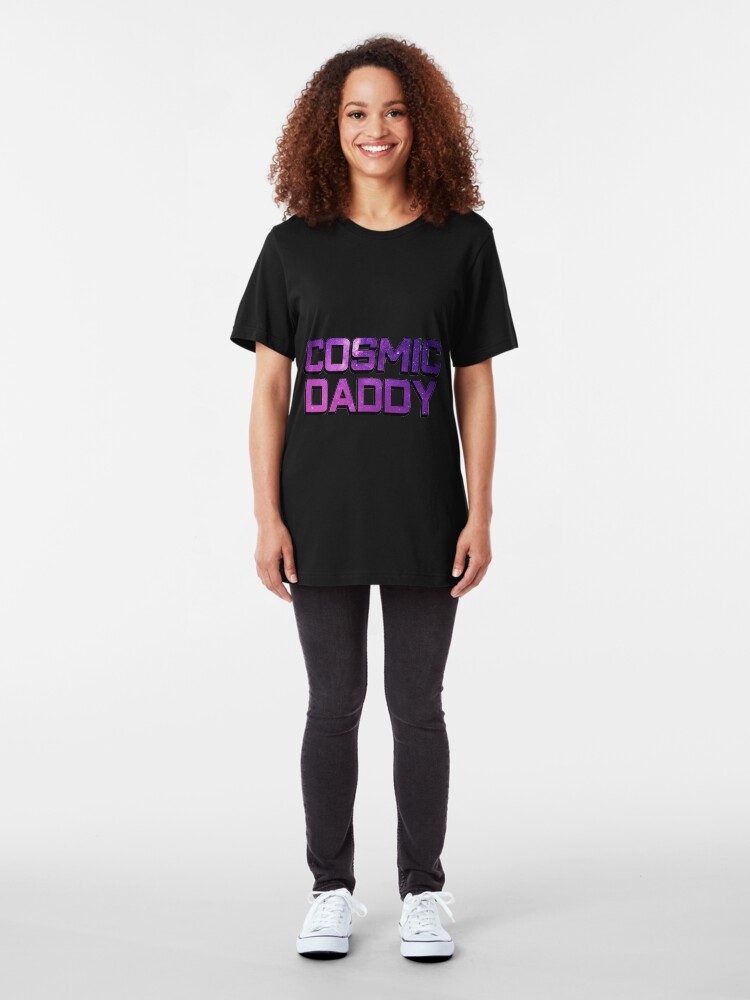 Alternate view of Cosmic Daddy Slim Fit T-Shirt